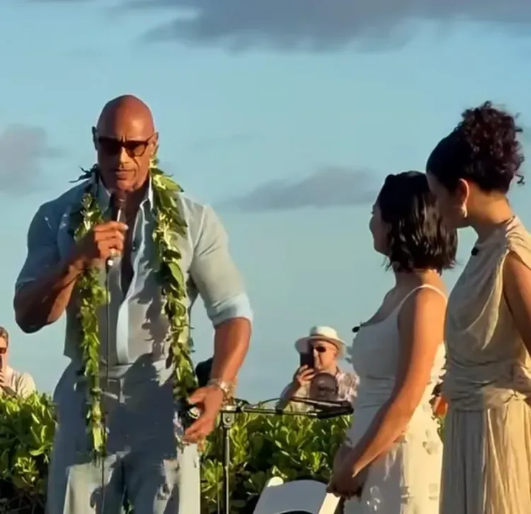Dwayne Johnson honours grandfather's legacy at Moana World Tour Hawaii launch