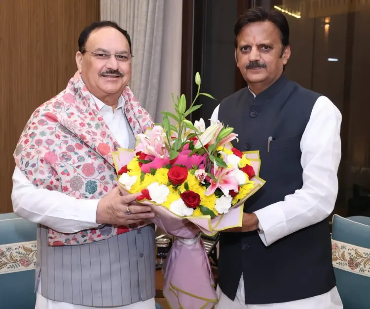 MP Dy CM Shukla meets J.P. Nadda, pushes healthcare expansion plan