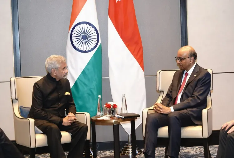 EAM Jaishankar Meets Singapore President Tharman, Explores Cooperation in Key Sectors