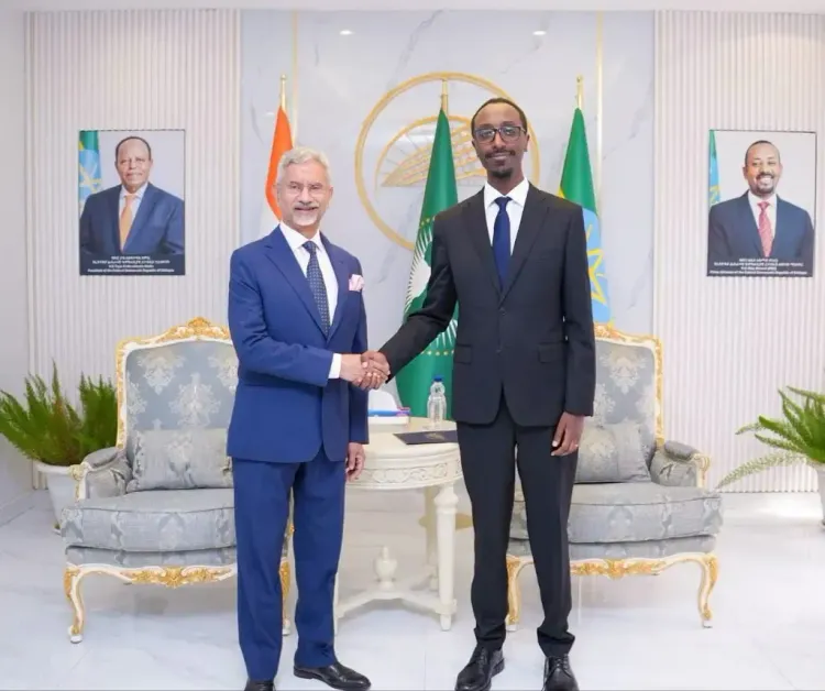 Jaishankar meets Ethiopian FM Gedion in Addis Ababa to deepen bilateral ties