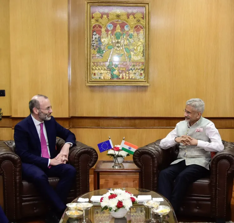 EAM Jaishankar and EU Parliament Leader Discuss Strengthening Ties