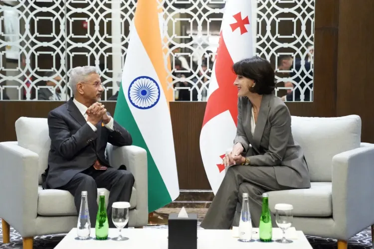 Jaishankar meets Georgian FM Botchorishvili at Raisina Middle East in Abu Dhabi