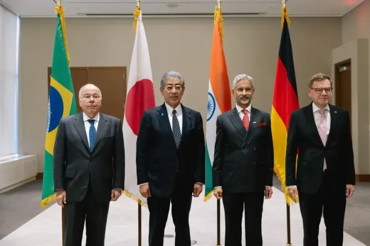 What Did EAM Jaishankar Discuss with G4 Foreign Ministers in New York?