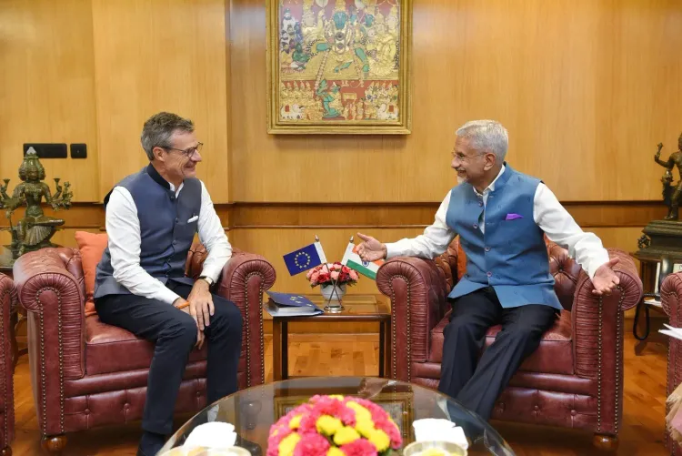 Jaishankar bids farewell to EU Ambassador Delphin, credits FTA push