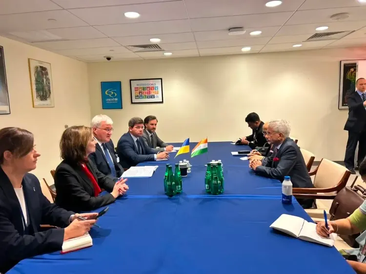 Jaishankar meets Ukraine FM Sybiha at UN days after Modi-Putin talks