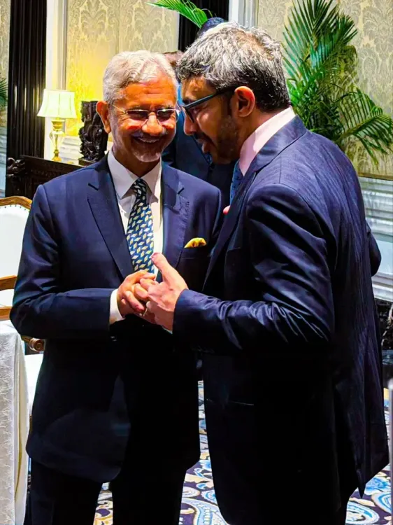 Jaishankar, UAE FM Sheikh Abdullah meet in Mumbai to boost strategic ties