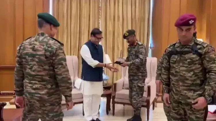 Eastern Command Chief Calls on CM Himanta at Lok Sewa Bhawan