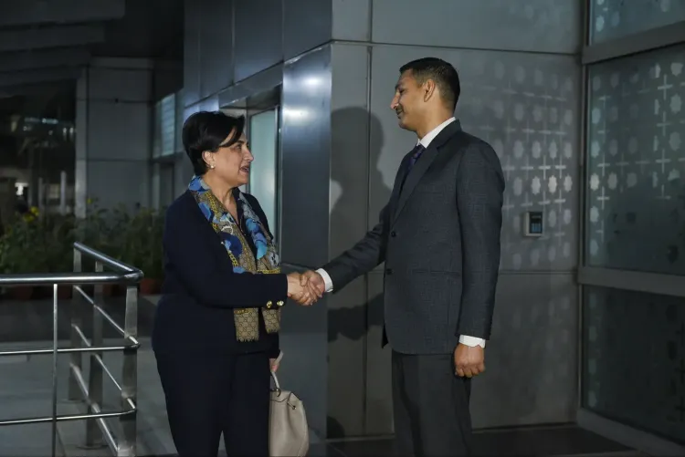 Ecuador FM Gabriela Sommerfeld arrives in Delhi for 3-day bilateral visit