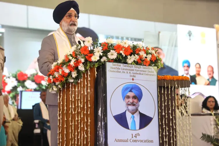 Delhi L-G T.S. Sandhu: Education is bedrock of nation-building in AI era