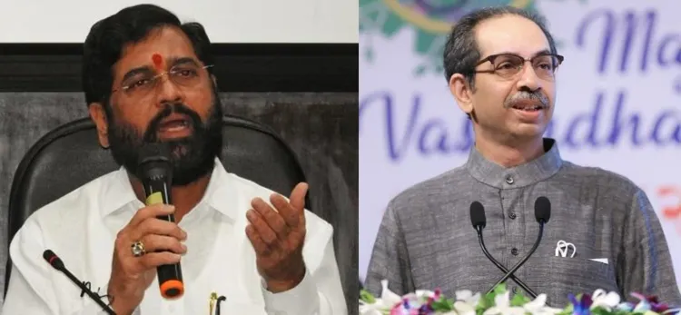 Eknath Shinde accuses Uddhav Thackeray of discarding Balasaheb’s thoughts for power