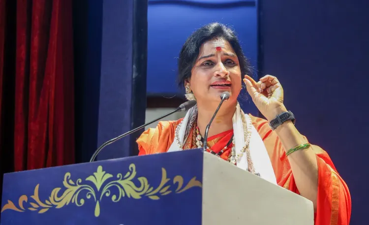 Madrasas must teach English and national anthem, says BJP's Madhavi Latha