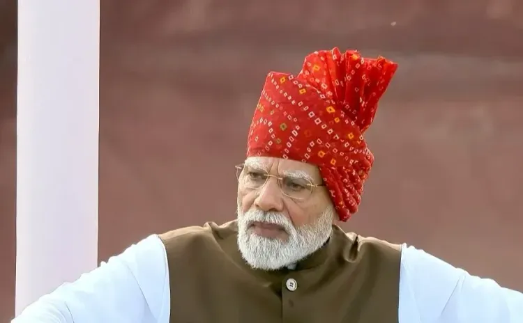 PM Modi urges all parties to back women's quota Bill on Independence Day