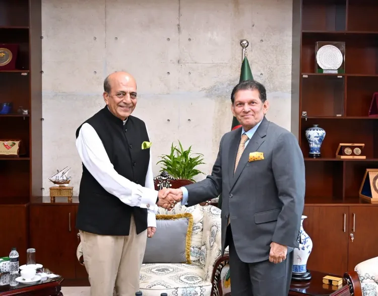 India's new envoy Dinesh Trivedi calls on Bangladesh FM in Dhaka