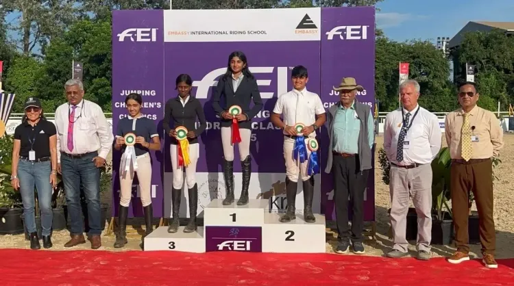 How Did Team India Achieve Gold in the FEI Children’s Classic Silver Tour?