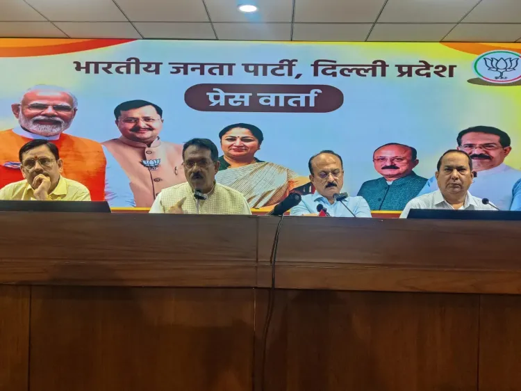 Delhi BJP chief Harsh Malhotra: Opposition hijacking student movement for political survival