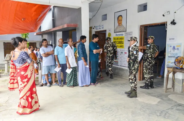 Falta repoll: 60.43% turnout in 6 hours as voters defy heat