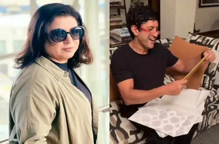 Farah Khan Presents 'A Nostalgic Gift' to Her 'Little Brother' Farhan Akhtar