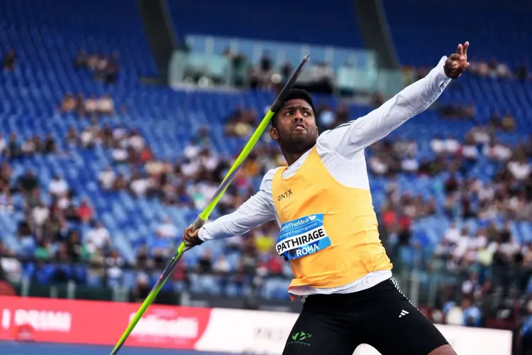 Pathirage hurls world-leading 92.62m at Rome Diamond League, first Sri Lankan past 90m
