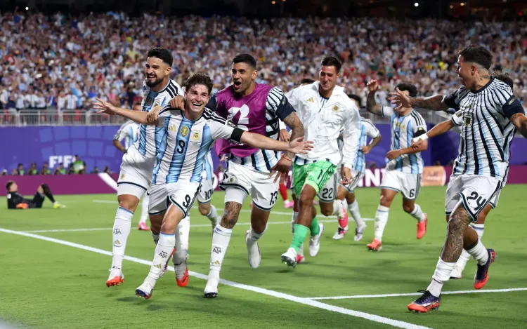 Argentina beat 10-man Switzerland 3-1 in extra time, face England in WC SF
