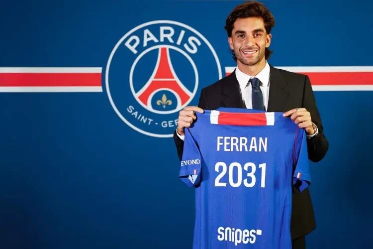 Ferran Torres joins PSG from Barcelona on deal until 2031, takes No. 9