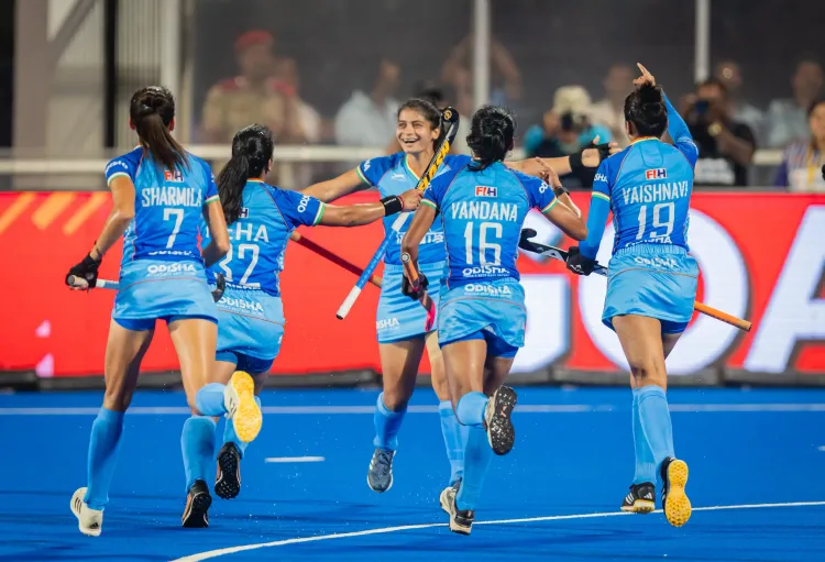 FIH Women’s Pro League: India Triumphs Over England with Late Goal from Navneet