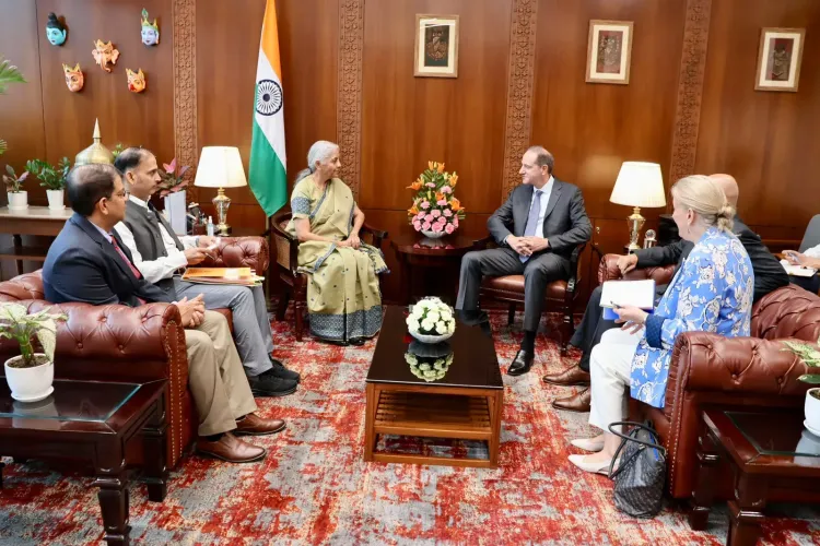 Finance Minister Sitharaman meets MetLife President & CEO Michel Khalaf