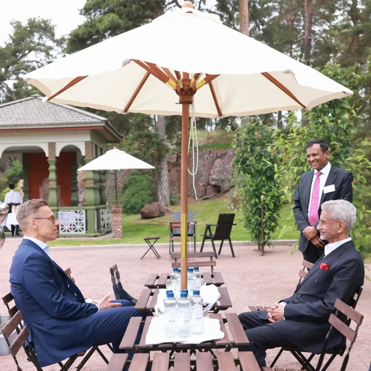 Jaishankar meets Finnish President Stubb in Helsinki, India hailed as global force