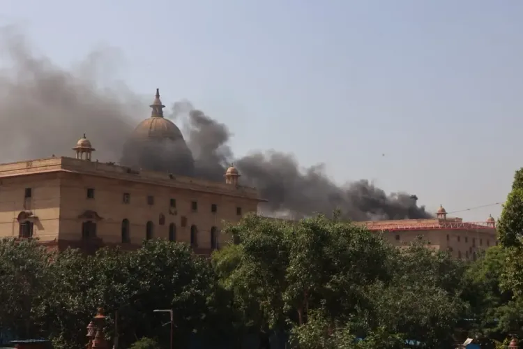 North Block fire: blaze doused, no casualties at Raisina Hill building