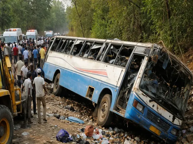 Tragic Bus Overturning in Chhattisgarh Claims Five Lives and Injures Over 20