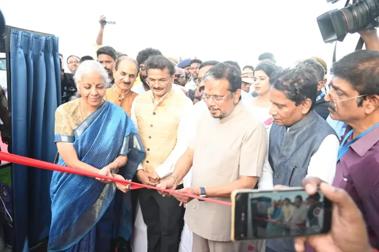 FM Sitharaman Inaugurates Renovated 1836 Lighthouse in Puducherry