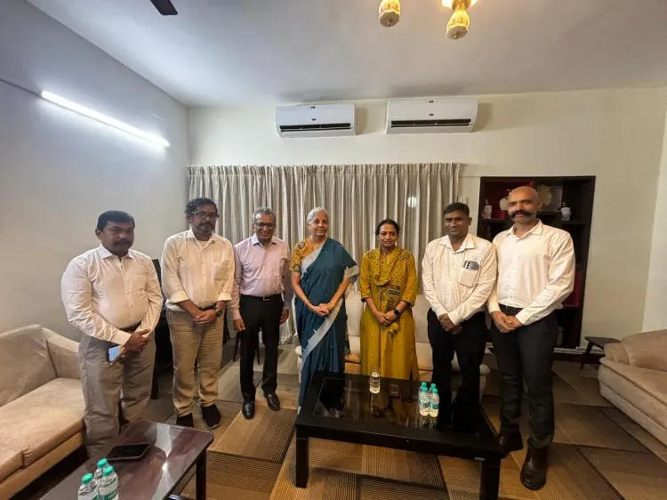 FM Sitharaman meets Kauvery Hospital delegation in Chennai