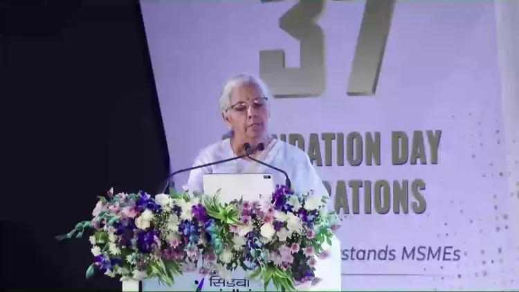 FM Sitharaman: SIDBI must become market maker for MSMEs