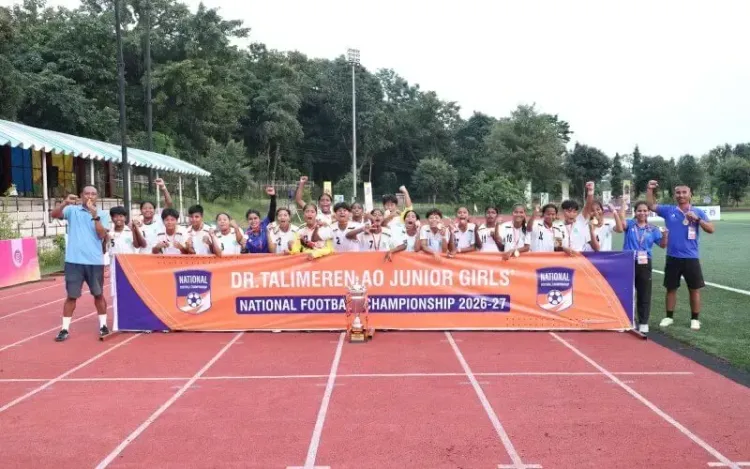 Assam win Dr Talimeren Ao Junior Girls' Football Tier 2 title on penalties