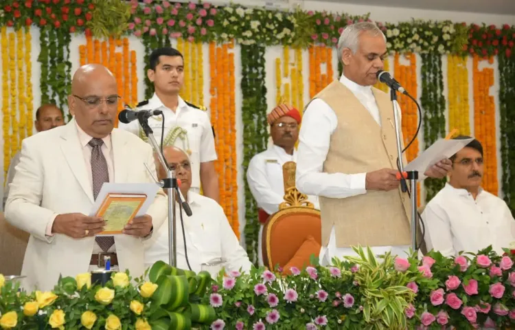 Justice Biren Vaishnav sworn in as Gujarat Lokayukta at Gandhinagar