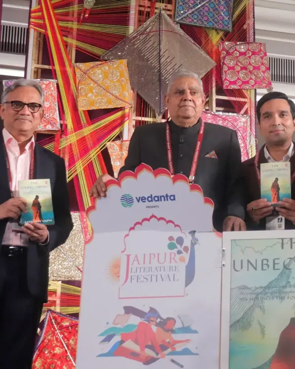 Did Former VP Jagdeep Dhankhar Launch His Son-in-Law’s Book ‘The Unbecoming’ at JLF?
