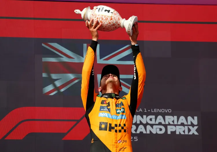How Did Norris Outpace Piastri to Claim the Hungarian GP?
