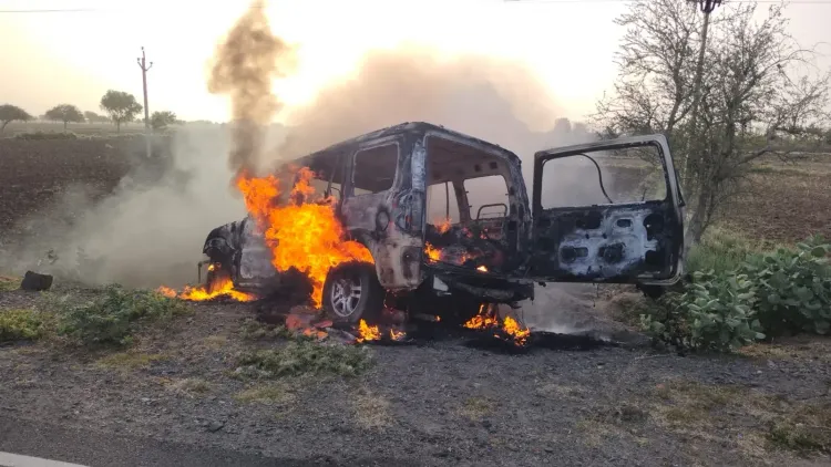 SUV fire kills 4 family members in Ajmer, including Congress leader