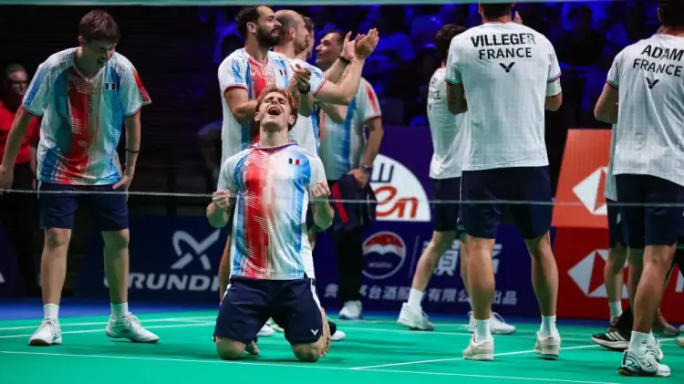 France enters maiden Thomas Cup semis, set for India showdown