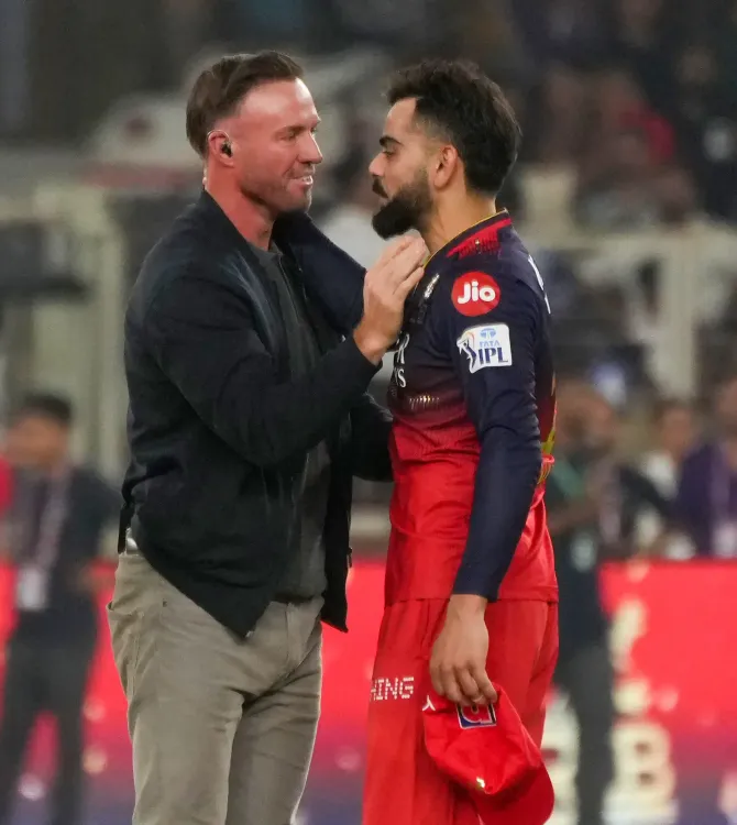 De Villiers: Kohli no longer 'overly intense', hits third career peak in 2026