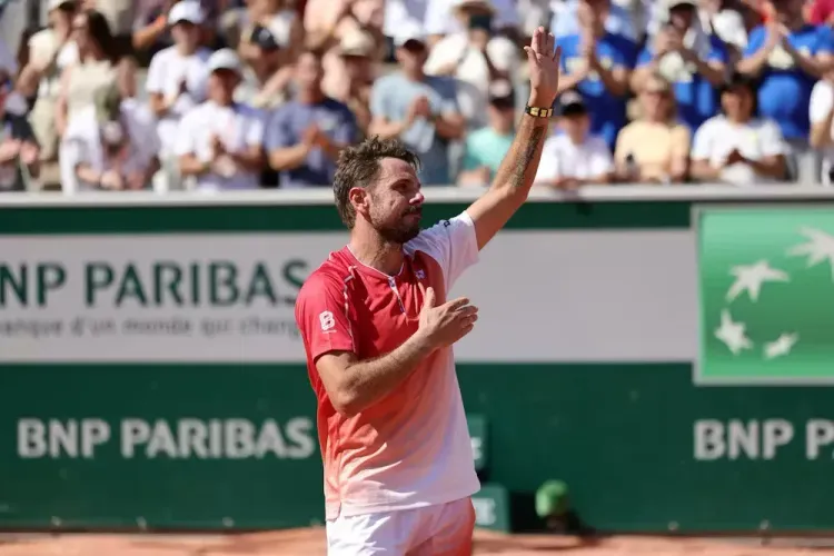 French Open 2025: Wawrinka's farewell ends in four-set loss to De Jong