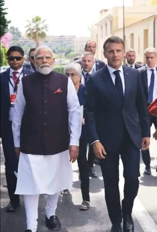 Macron shares Bollywood-scored reel of PM Modi's Nice visit, post goes viral