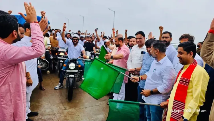 BJP bike yatras from 4 Gujarat shrines head to Vadnagar, then Varanasi
