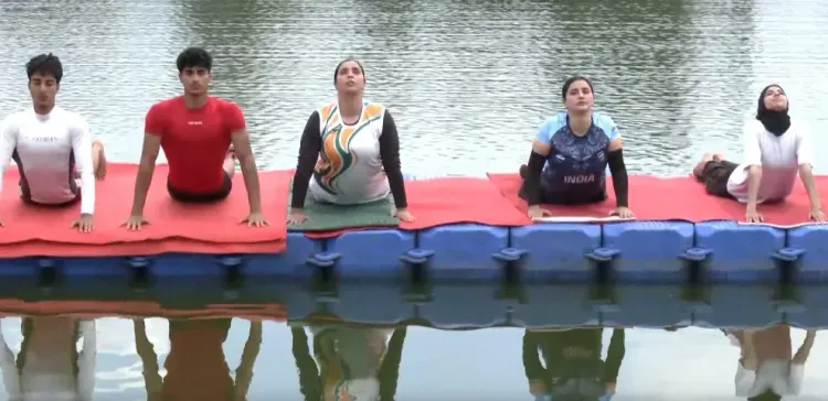 International Yoga Day 2026: Water yoga, marathon runs unite India in wellness