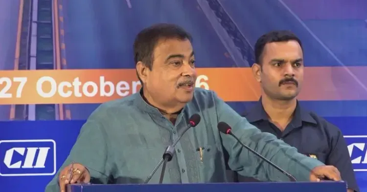 Gadkari addresses CII conference on India's future highways
