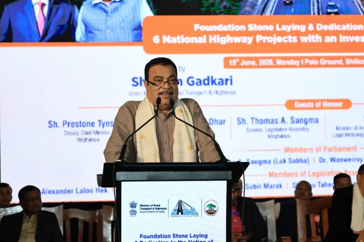 Gadkari unveils ₹39,800 crore highway projects for Meghalaya at NEIINFRA 2026
