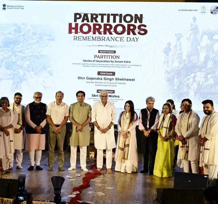 Partition Horrors Remembrance Day: Shekhawat, Kapil Mishra honour 1947 victims in Delhi