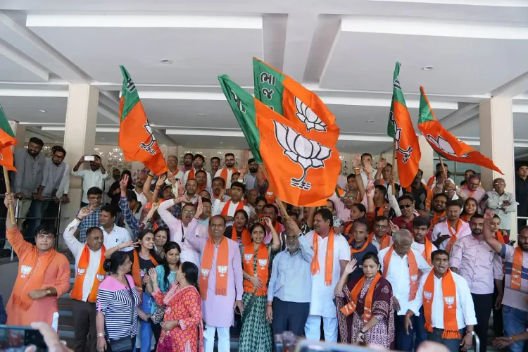 Gandhinagar civic polls 2026: BJP vote share jumps to 56.6%, AAP collapses to 4.4%
