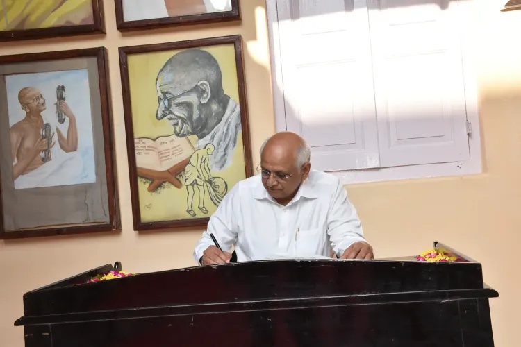 Gujarat CM Bhupendra Patel honours Gandhi at Porbandar, links Swachh Bharat to Swaraj vision