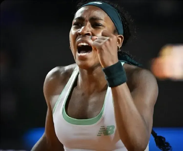 Gauff outlasts Andreeva in Rome QF thriller, books SF spot