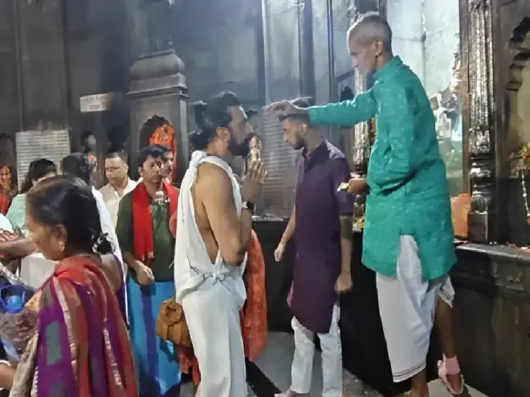 क्या गयाजी में पिंडदान करने पहुंचे साउथ अभिनेता किच्चा सुदीप ने विष्णुपद मंदिर के दर्शन किए?
